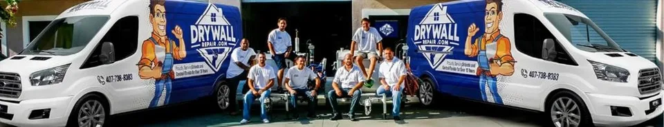 Drywall Repair team and vans — Orlando FL